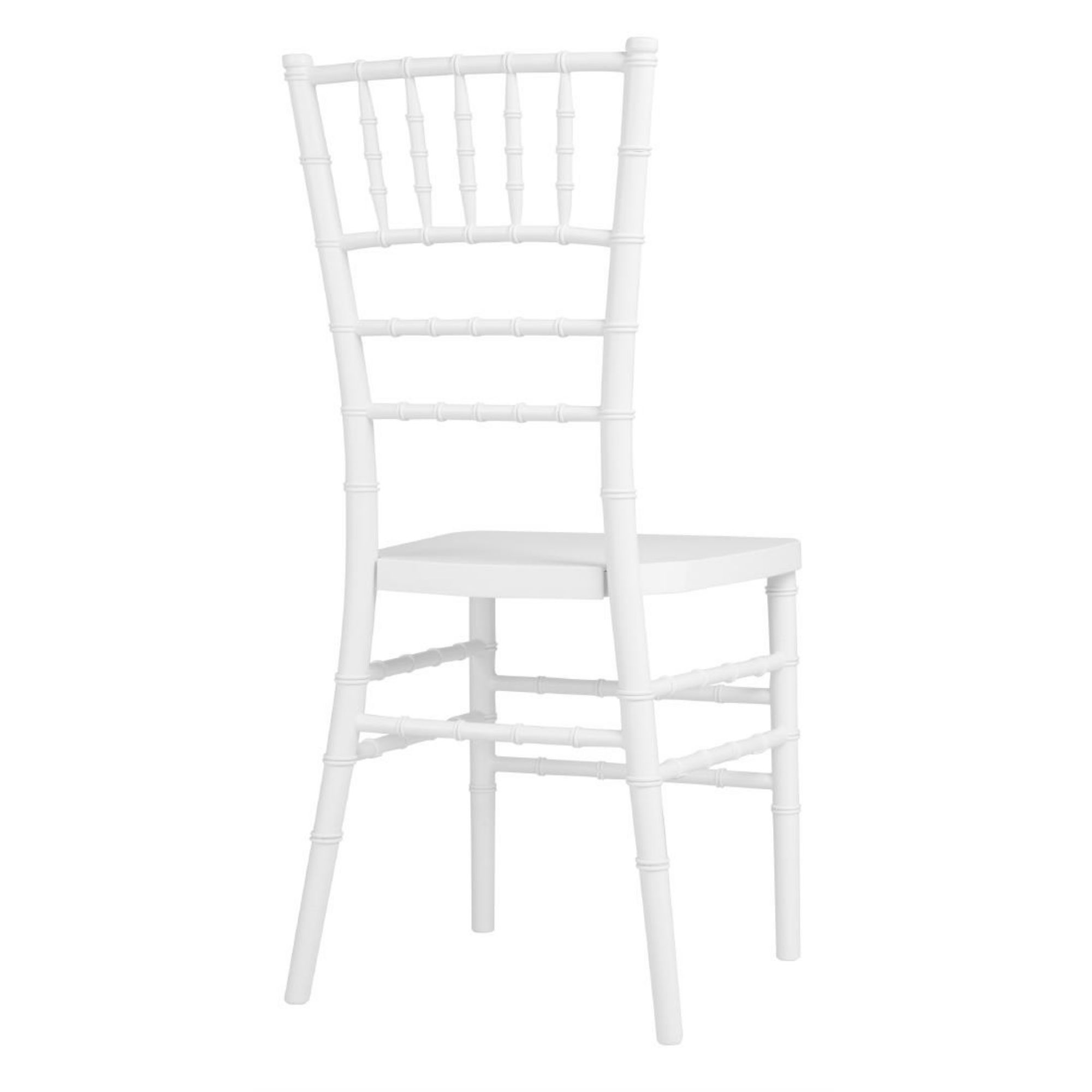 Picture of Bolero Chiavari Polypropylene Chairs White (4 Pack)