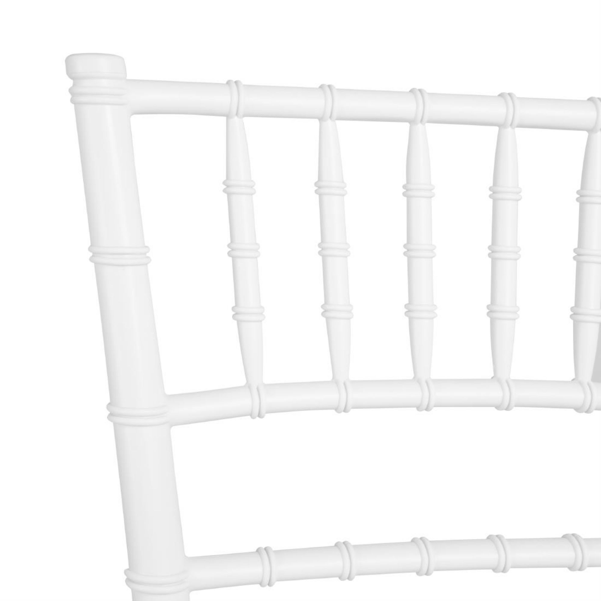 Picture of Bolero Chiavari Polypropylene Chairs White (4 Pack)