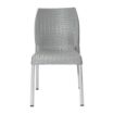 Picture of Bolero Elements Polypropylene Rattan Side Chairs Grey (4 Pack) - JA916
