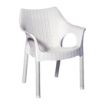 Picture of Bolero Elements Polypropylene Armchairs Snow (4 Pack) - JA913