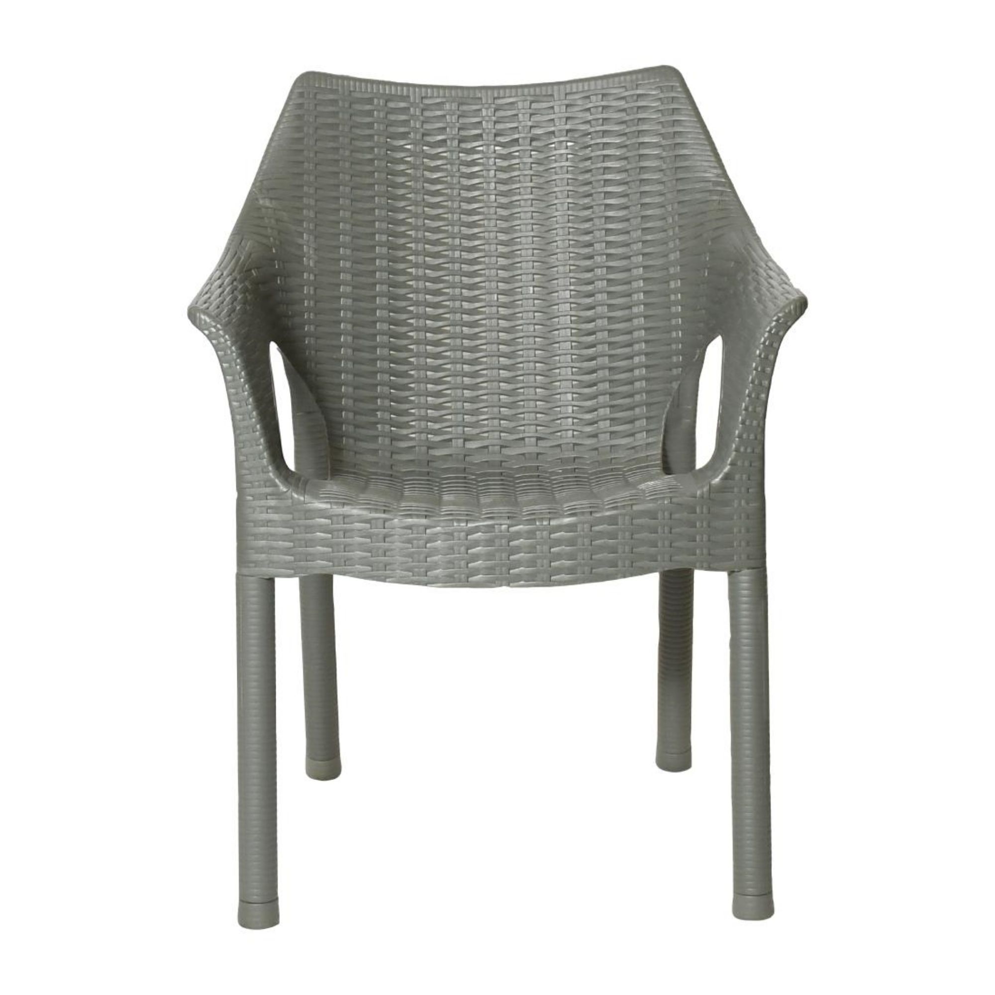 Picture of Bolero Elements Polypropylene Armchairs Olive Green (4 Pack)