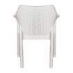 Picture of Bolero Elements Polypropylene Armchairs Snow (4 Pack) - JA913