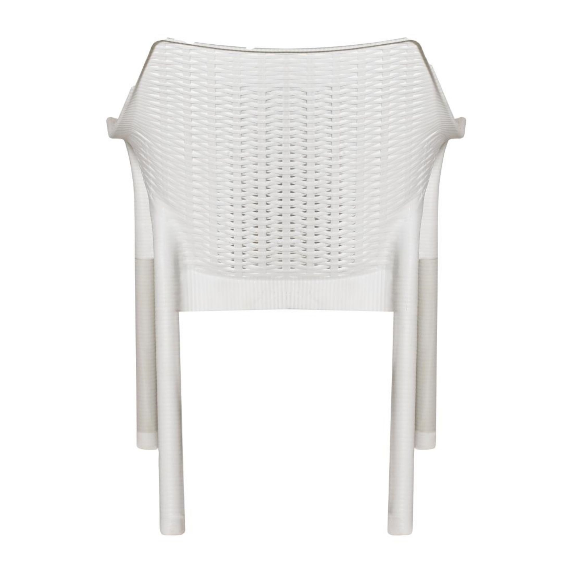 Picture of Bolero Elements Polypropylene Armchairs Snow (4 Pack)