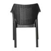 Picture of Bolero Elements Polypropylene Armchairs Black (4 Pack) - JA910