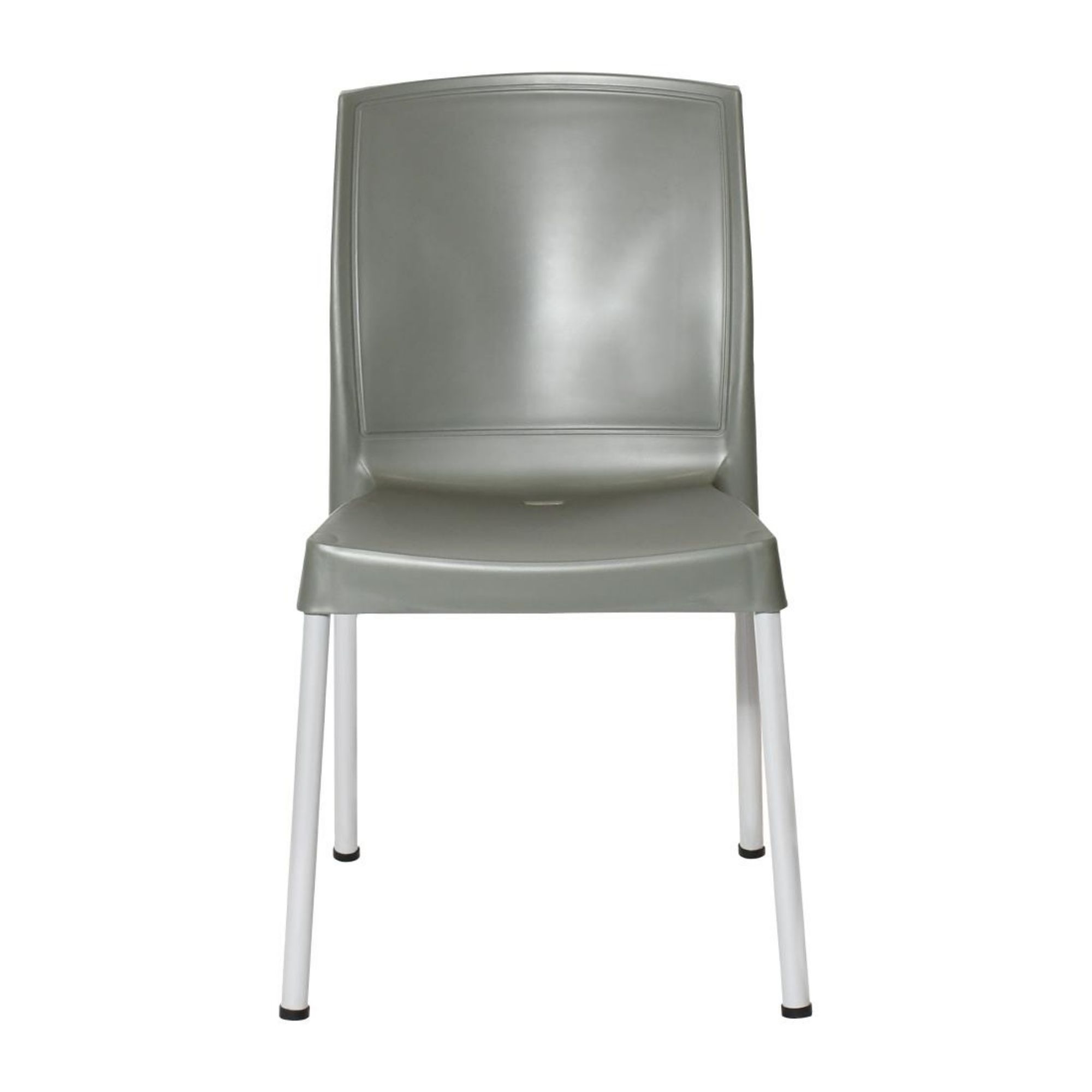 Picture of Bolero Elements Polypropylene Plain Side Chairs Olive Green (4 Pack)