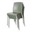 Picture of Bolero Elements Polypropylene Plain Side Chairs Olive Green (4 Pack) - JA921