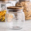 Picture of Kilner Universal Jar with Acacia Wooden Lid 850ml - JA603