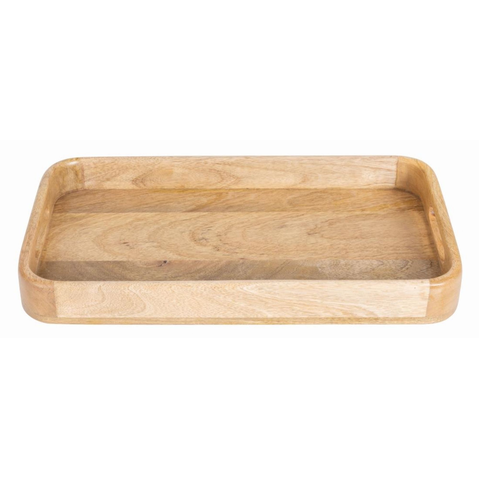 Picture of Olympia Mango Wood Rectangular Deep Sided Tray 430x230mm