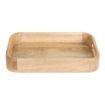 Picture of Olympia Mango Wood Rectangular Deep Sided Tray 300x190mm - JA887