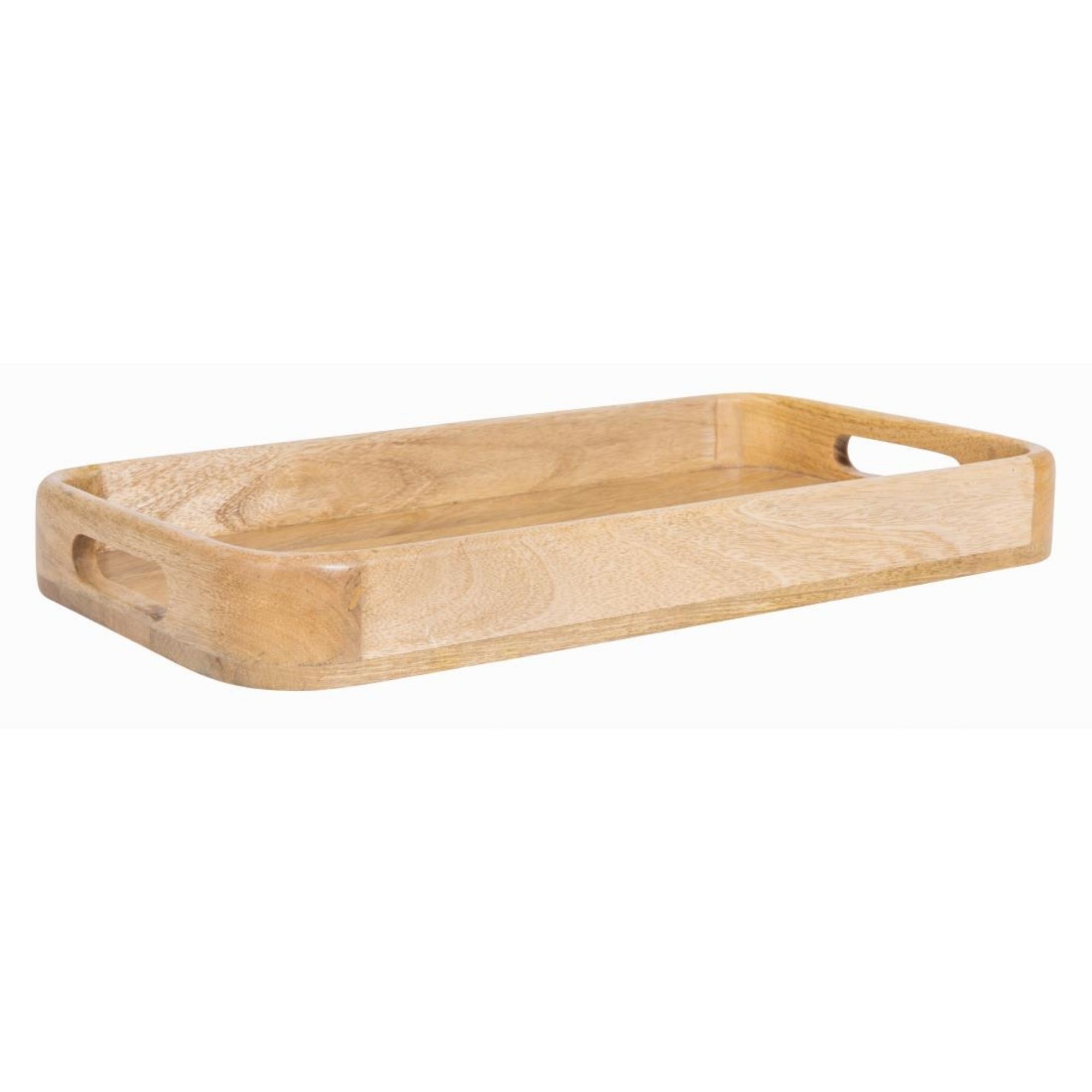 Picture of Olympia Mango Wood Rectangular Deep Sided Tray 430x230mm