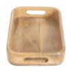 Picture of Olympia Mango Wood Rectangular Deep Sided Tray 300x190mm - JA887