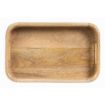 Picture of Olympia Mango Wood Rectangular Deep Sided Tray 300x190mm - JA887