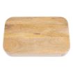 Picture of Olympia Mango Wood Rectangular Deep Sided Tray 300x190mm - JA887
