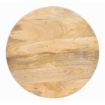 Picture of Olympia Mango Wood Round Deep Sided Tray 400mm - JA886