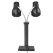 Picture of Buffalo Double Heat Lamp Carving Station Matt Black 2x250W - JA868