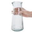 Picture of Olympia Recycled Glass Conical Carafes 1Ltr (6 Pack) - JA333
