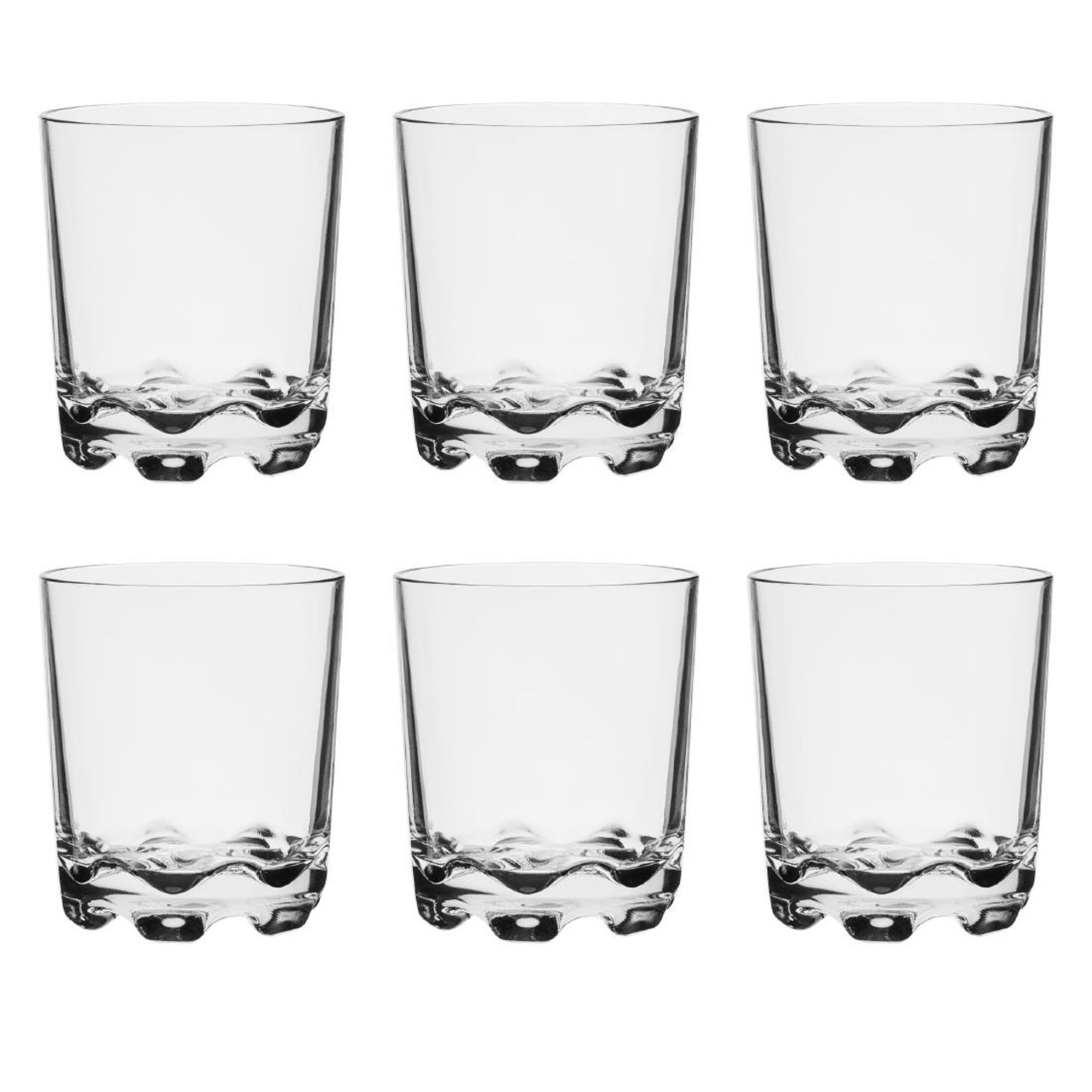Picture of Olympia Kristallon Aspen Polycarbonate Rocks Tumblers 320ml (6 Pack)