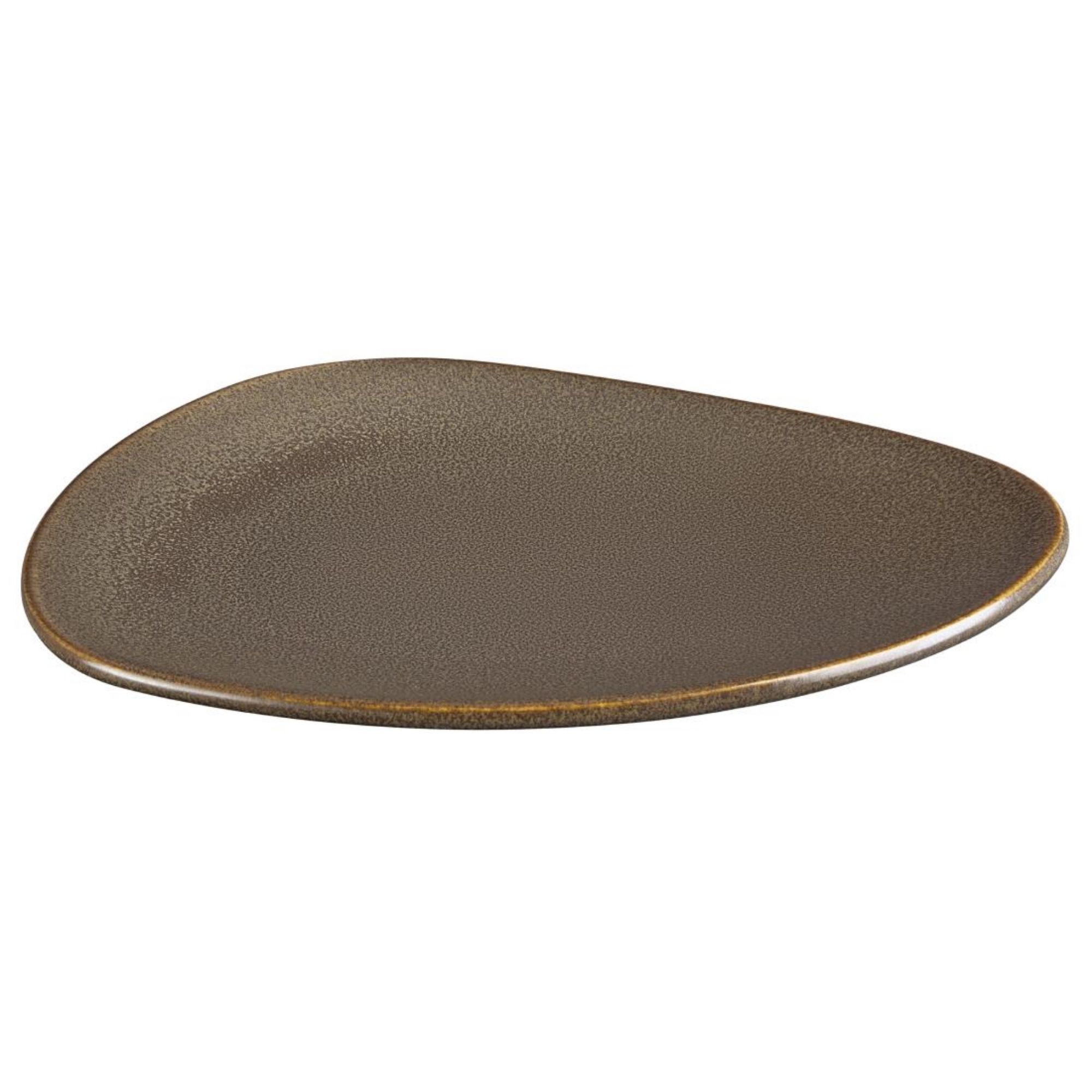 Picture of Olympia Ember Mahogany Triangle Plates 250x207mm (6 Pack)