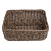 Picture of Olympia Polywicker Rectangular Display Basket Dark Brown 360x300mm - JA362