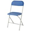 Picture of Bolero Folding Polypropylene Chairs Blue (10 Pack) - JA344