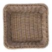 Picture of Olympia Polywicker Square Basket Dark Brown 230x230mm - JA361