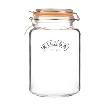 Picture of Kilner Clip Top Square Jar 3Ltr