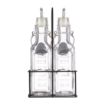 Picture of Kilner Oil Bottles and Metal Rack 300ml (2 Pack) - JA611