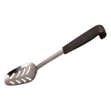 Picture of Mermaid Le Buffet Black Handled Serving Spoon Perforated 240mm
