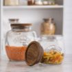 Picture of Kilner Universal Jar with Acacia Wooden Lid 2Ltr - JA604
