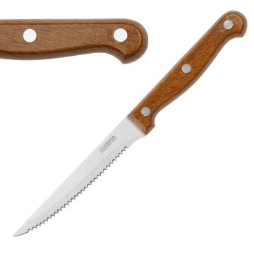 Picture of Olympia Steak Knives with PP Wood Effect Handles (12 Pack)