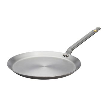 Picture of De Buyer Mineral B Steel Round Pancake Pan 30cm