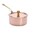 Picture of De Buyer Inocuivre Mini Sauce Pan with Lid Brass 9cm - HZ643