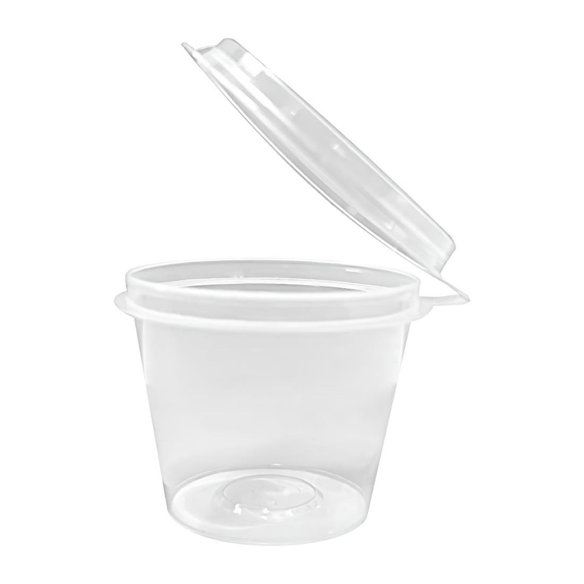 Picture of Fiesta Recyclable Portion Pots with Lids 50ml (50 Pack)