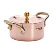 Picture of De Buyer Inocuivre Mini Saucepan with Brass Handles 10cm - HZ627