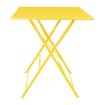 Picture of Bolero Perth Mellow Yellow Pavement Style Square Table 600mm - HZ368