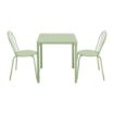 Picture of Bolero Adeline Steel Square Table 700mm Light Green - HZ357