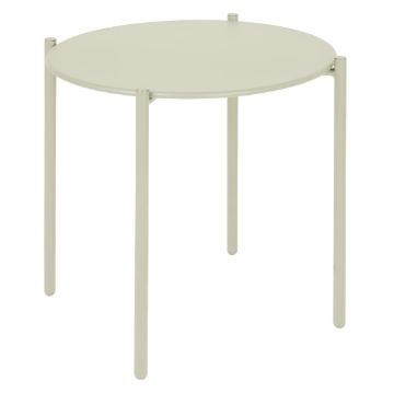 Picture of Bolero Perth Round Low Coffee Table Light Grey 450mm