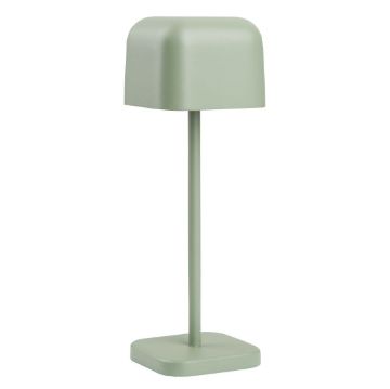 Picture of Olympia Lucca Table Lamp Squared Dome Sage 200mm