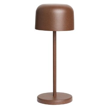 Picture of Olympia Siena Table Lamp Round Dome Chestnut 200mm