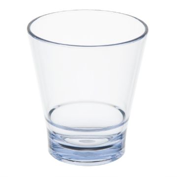 Picture of Olympia Kristallon Polycarbonate Stacking Tumblers - Blue 350ml (6 Pack)