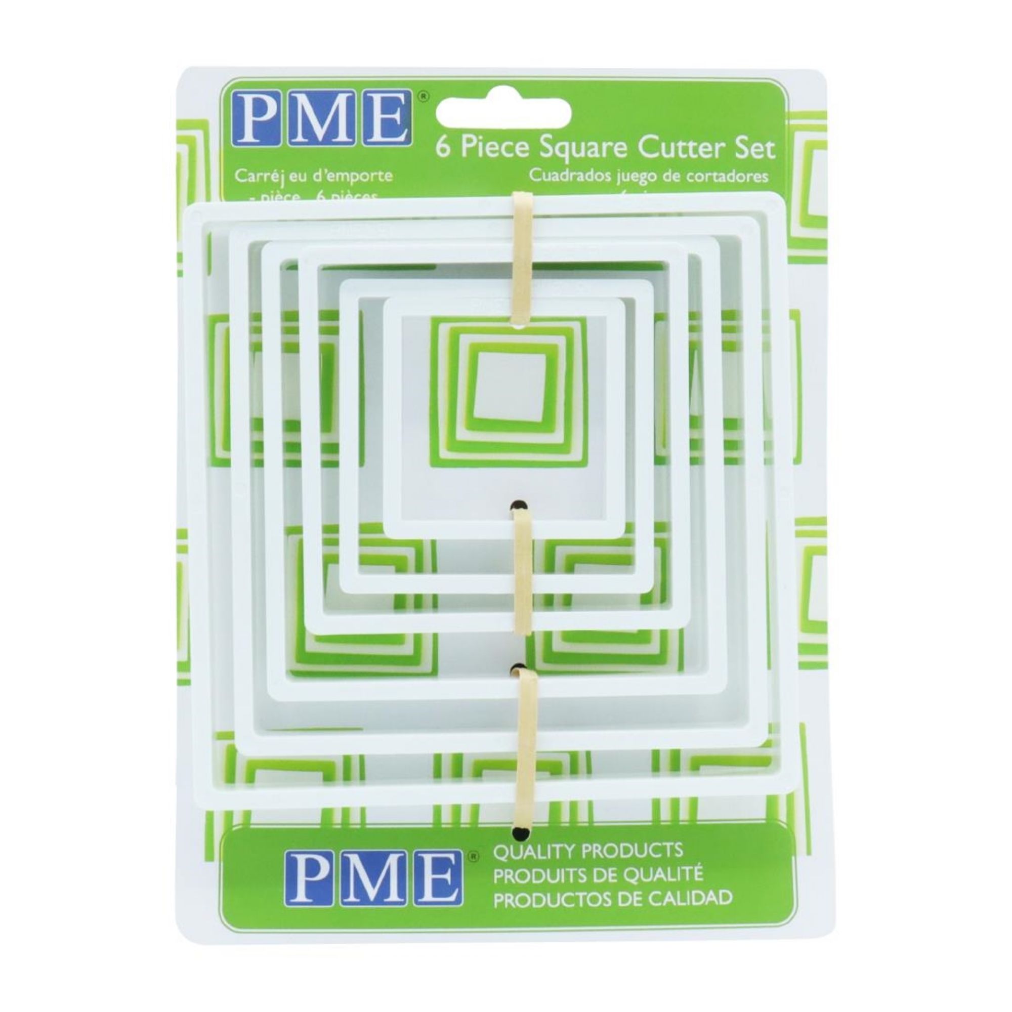 Picture of PME Classic Square Cutter (6 Pack)