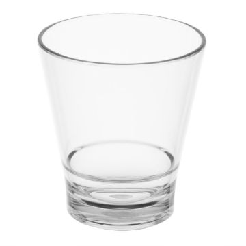 Picture of Olympia Kristallon Polycarbonate Stacking Tumblers - Clear 350ml (6 Pack)