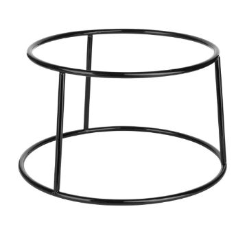 Picture of Olympia Non-Slip Riser Round Multi Black Wire 230x260x150mm