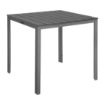 Picture of Bolero Valletta Grey Slatted Outdoor Table 780mm - HZ021