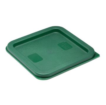Picture of Hygiplas Square Food Storage Container Lid Green Small