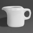 Picture of Olympia Whiteware Handled Jugs 130ml (12 Pack) - HY544