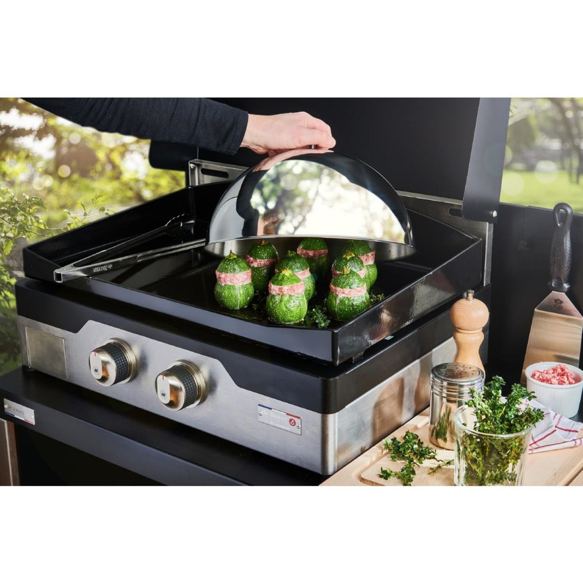 Picture of De Buyer Stainless Steel Cooking Dome 300mm