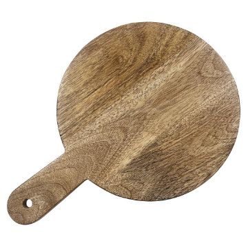 Picture of Olympia Round Handled Display Stand Mango Wood with Metal Legs 350x250x80mm