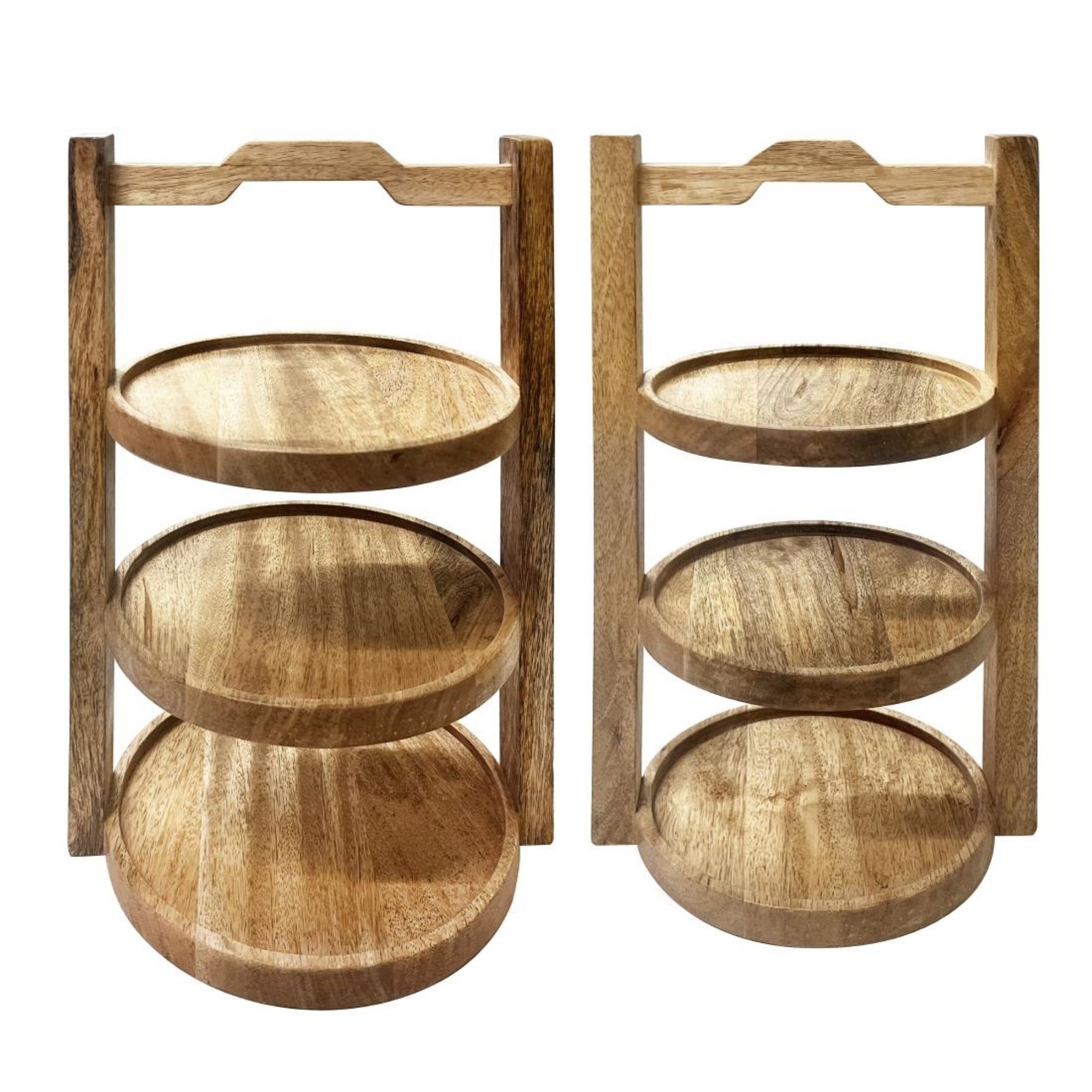 Picture of Olympia 3-Tier Stand Mango Wood for 200mm Plates