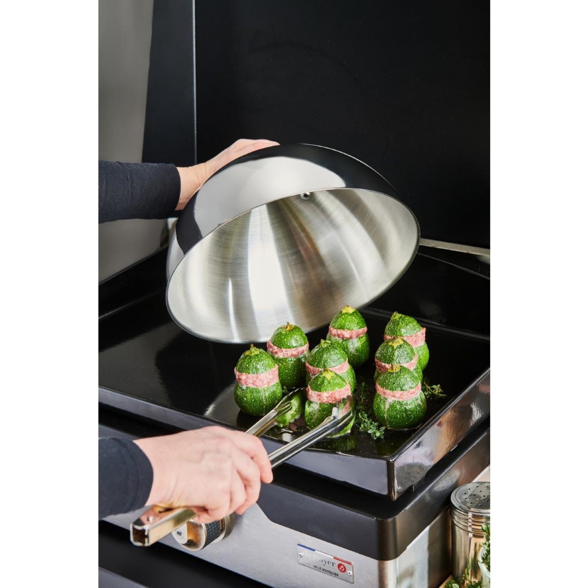 Picture of De Buyer Stainless Steel Cooking Dome 300mm